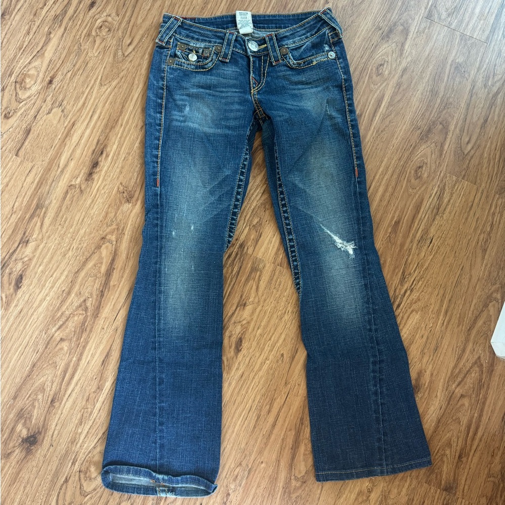 True Religion Indigo Flare Jeans